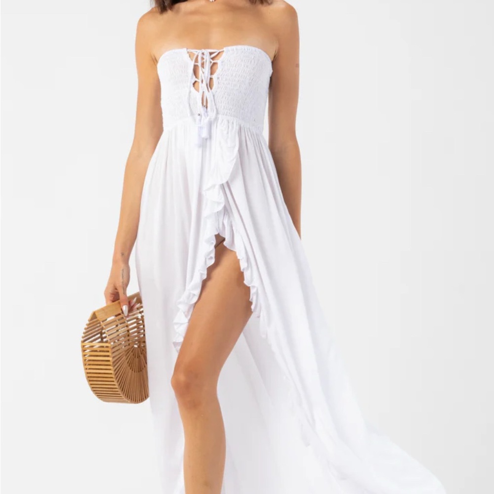 Tiare Hawaii Flynn Strapless Maxi Dress